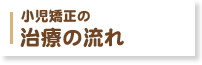 小児矯正の治療の流れ